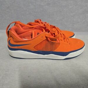 Nike Ishod Wair SB Premium Skate Shoes Orange Blue Jay Men's Size 9.5